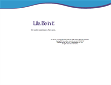 Tablet Screenshot of lifebeinitsports.org